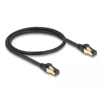 Võrgukaabel DeLOCK RJ45 Cat.6A isane isasele S/FTP 0,5 m must