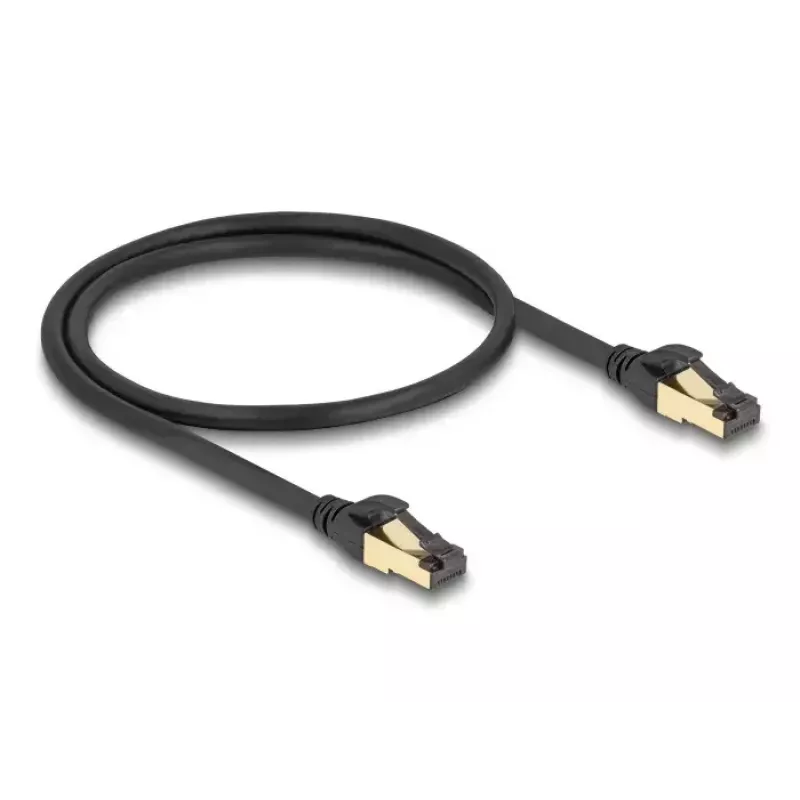 Võrgukaabel DeLOCK RJ45 Cat.6A isane isasele S/FTP 0,5 m must