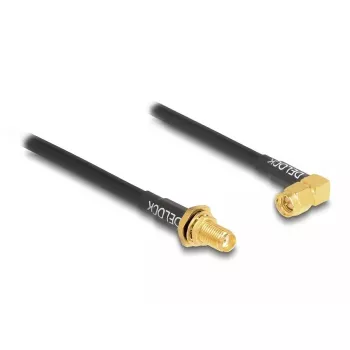 Koaksiaalkaabel DeLOCK 12110 0,3 m SMA Must