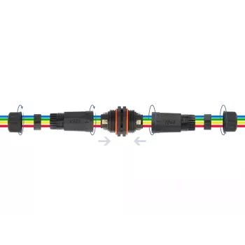 Elektrijuhtme pistik DELOCK 86914 sirge 85–260V must 25×114 mm 1 tk
