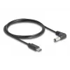 Toitekaabel DeLOCK 85398 must 1,5 m USB-C 5,5 x 2,1 mm