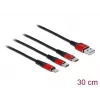 USB laadimiskaabel 3-in-1 DeLOCK 86708