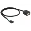 USB-kaabel DeLOCK 83825 USB 2.0 0.4 m Must