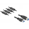 USB-kaabel DeLOCK 85382 USB 3.2 Gen 1 20 m USB A USB B Must