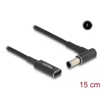 DeLOCK adapterkaabel USB USB-C emane Sony 6.0 x 4.3 mm isane 90° 15 cm