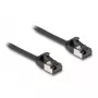 DeLOCK võrgukaabel RJ45 pistik-pistik Cat.8.1 painduv 0,5 m must