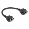 DeLOCK RJ50 pikenduskaabel emane-emane S/FTP 0,25 m must