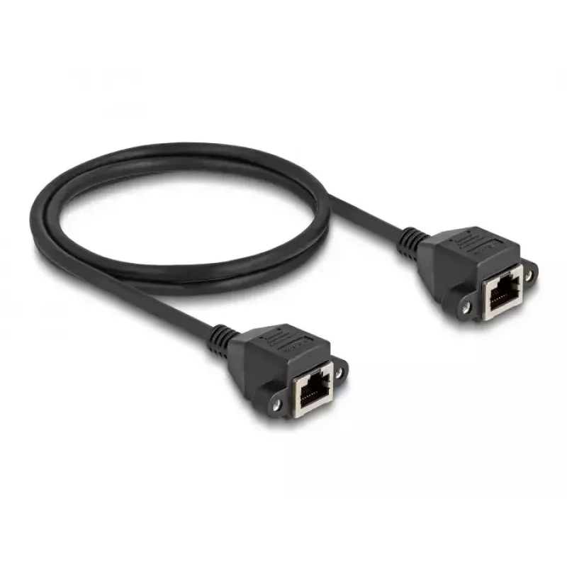 DeLOCK RJ50 pikenduskaabel emane-emane S/FTP 1 m must