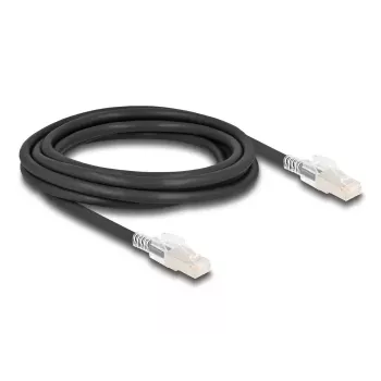 DELOCK 80257 võrgukaabel — Cat6a S/FTP (S‑STP), RJ‑45 pistikuga RJ‑45, 3 m, must
