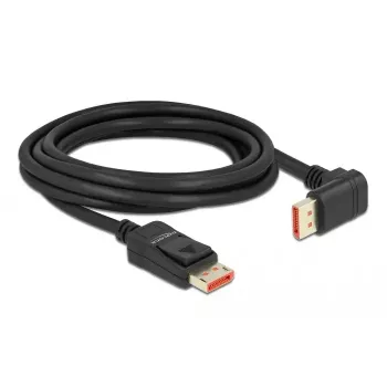 DisplayPort kaabel DeLOCK 87052 8K 60Hz 3m isane-isasele 90° allapoole