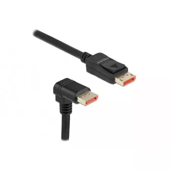 DisplayPort kaabel DeLOCK 87052 8K 60Hz 3m isane-isasele 90° allapoole