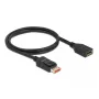 DisplayPorti pikenduskaabel DeLOCK 8K 60 Hz 1 m