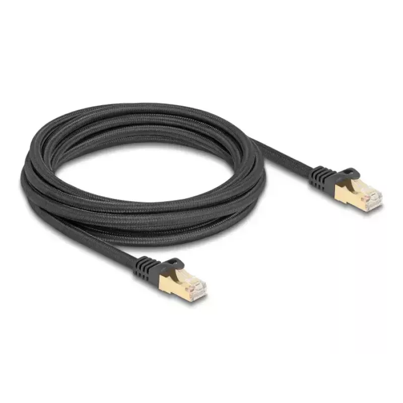Võrgukaabel DeLOCK RJ45 Cat.6A 3m Must