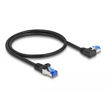 DeLOCK RJ45 võrgukaabel Cat.6A S/FTP 0,5 m must