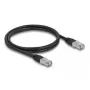 DeLOCK RJ45 Cat.6A S/FTP võrgukaabel 1m Must