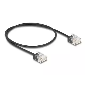 DeLOCK RJ45 Cat.6 UTP võrgukaabel 0,5 m must