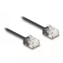 DeLOCK RJ45 Cat.6 UTP võrgukaabel 0,5 m must