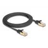 DeLOCK RJ45 lame Cat.6A võrgukaabel 2 m must