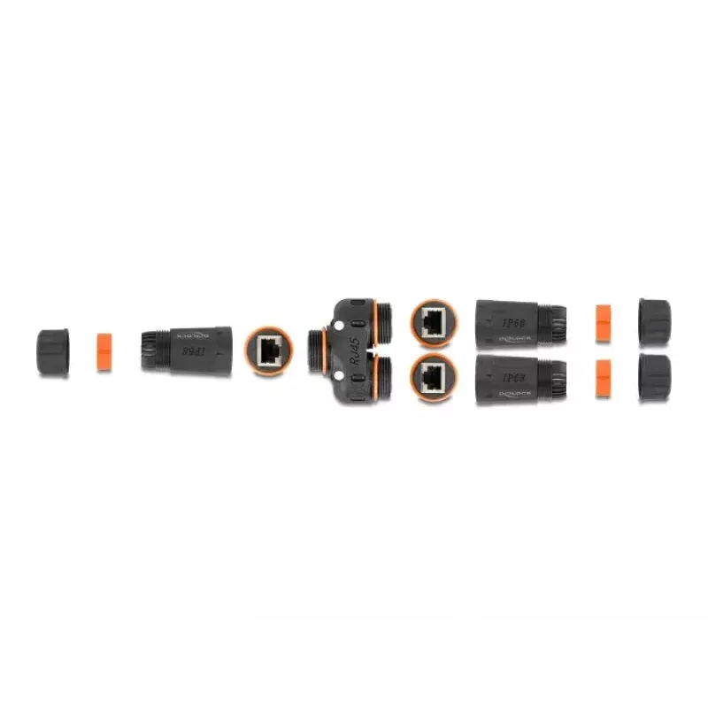 Võrgukaabel DeLOCK 88143 Y-adapter RJ45 -> 2x RJ45 Cat.6 must