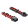 Sisemine toitekaabel DELOCK 80975 — 8-pin to PCI-E 6+2-pin, 0,3 m