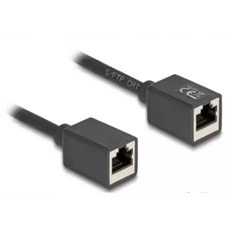 Võrgukaabel DeLOCK 90324 RJ-45 Cat6a 0.5m Must