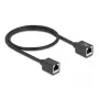 Võrgukaabel DeLOCK 90324 RJ-45 Cat6a 0.5m Must