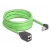 Võrgukaabel DeLOCK 80888 RJ-45 Cat6a 5m Must Roheline