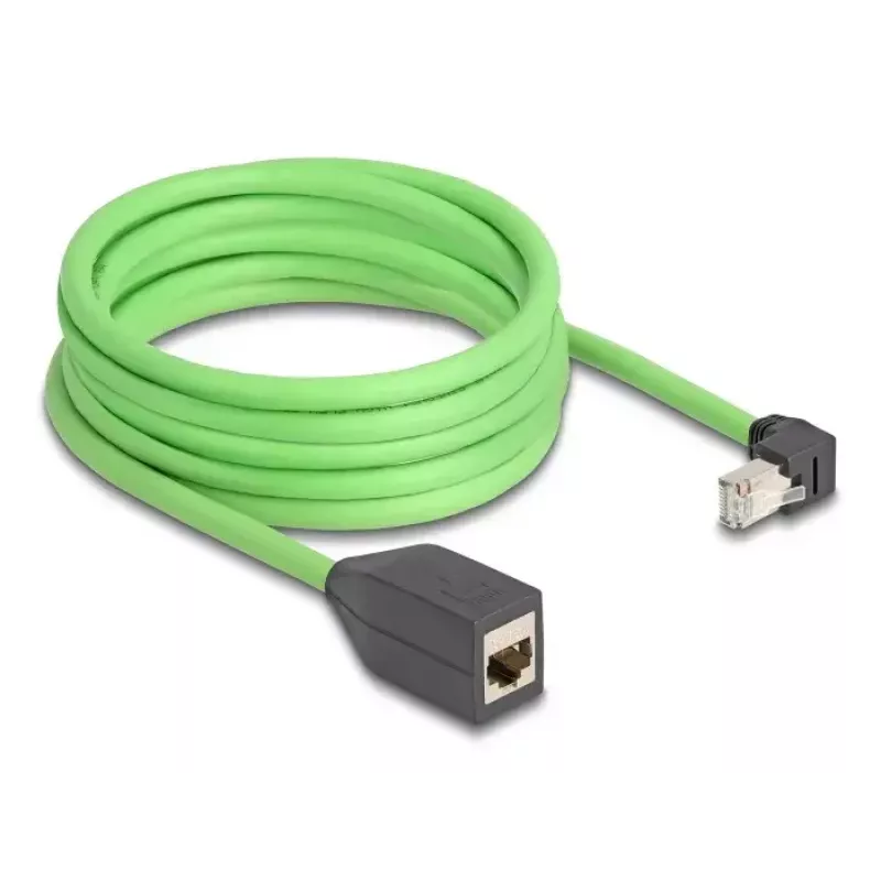 Võrgukaabel DeLOCK 80888 RJ-45 Cat6a 5m Must Roheline