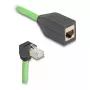 Võrgukaabel DeLOCK 80888 RJ-45 Cat6a 5m Must Roheline