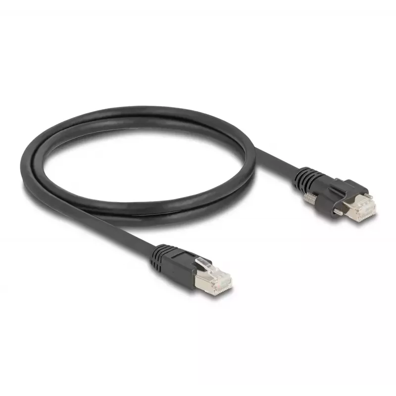 DeLOCK kaabel RJ45 pistik RJ45 pistikule 1m Cat.6A S/FTP must