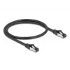 Võrgukaabel DeLOCK 80570 RJ-45 Cat8.1 0,5 m Must