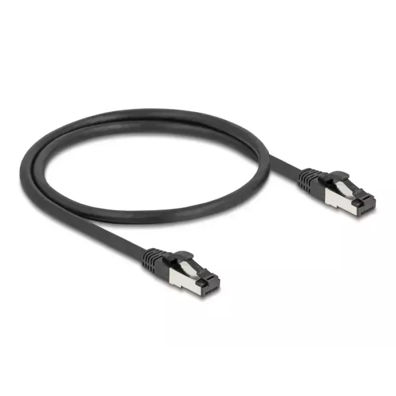 Võrgukaabel DeLOCK 80570 RJ-45 Cat8.1 0,5 m Must