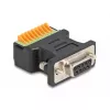 DeLOCK D-Sub 9 emane klemmiploki adapter surunupuga must