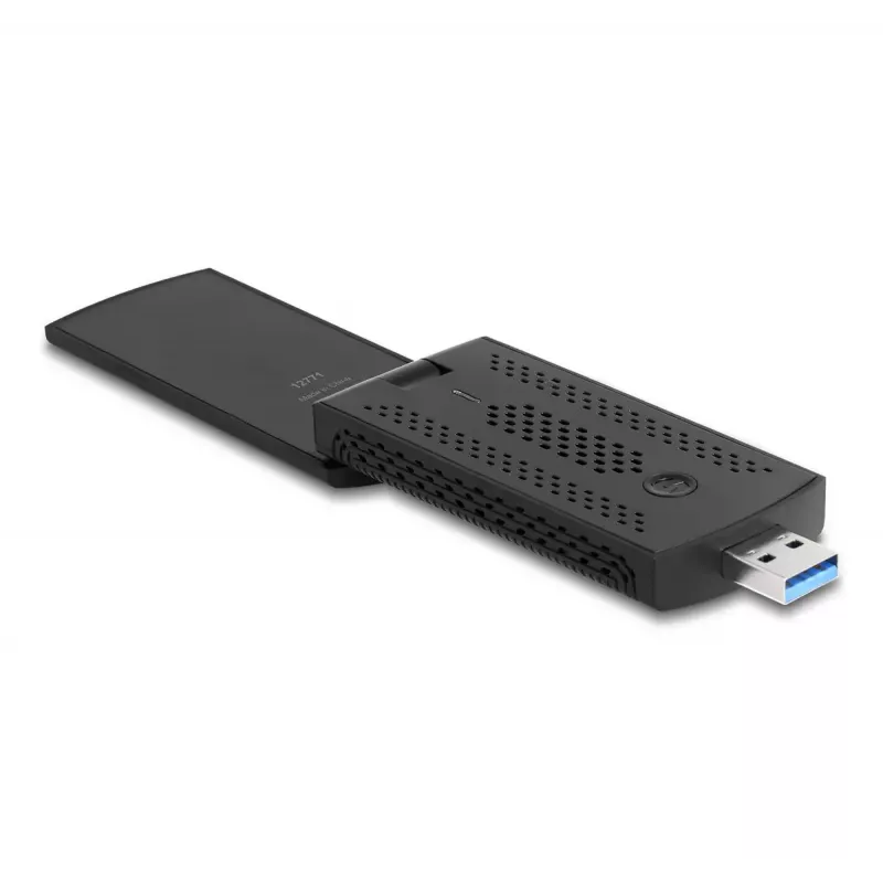 DeLOCK 12771 WLAN-võrgukaart 1201 Mbit/s USB Wi-Fi 6