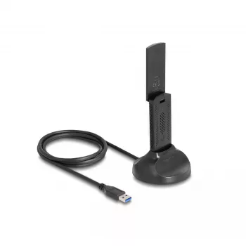 DeLOCK 12771 WLAN-võrgukaart 1201 Mbit/s USB Wi-Fi 6