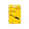 DeLOCK 66246 kaabel soovahetaja RJ-45 USB C Must 0,09 m