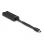 DeLOCK 66246 kaabel soovahetaja RJ-45 USB C Must 0,09 m