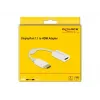 Adapter DisplayPort 1.1 isane – HDMI emane, passiivne, valge, DeLOCK 61015