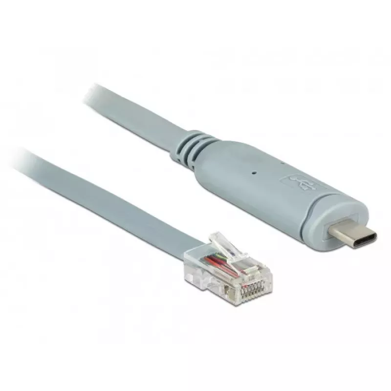 Jadakaabel DeLOCK 89917 USB 2.0 USB-C RJ45 Hall 0,5 m
