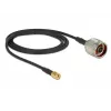 Koaksiaalkaabel DeLOCK 88940 2m RP-SMA Must