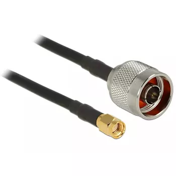 Koaksiaalkaabel DeLOCK 88940 2m RP-SMA Must