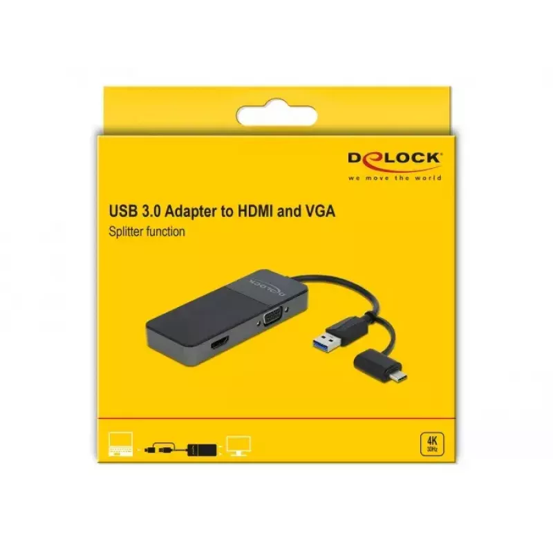 Sülearvuti dokkjaam DeLOCK 64085 USB 3.2 Gen 1 Type-A must