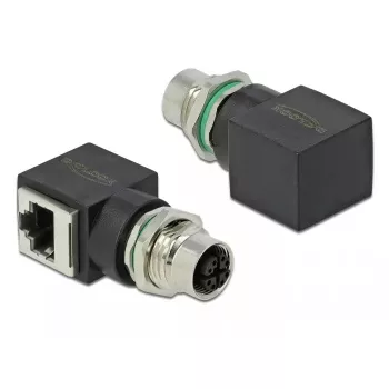 Kaablisoo adapter DeLOCK 66316 M12 RJ45 must