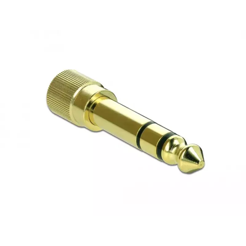 Adapter DELOCK 66390 3,5 mm 6,35 mm kuldne