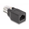 DeLOCK 66991 juhtmepistik RJ45/RJ48/RJ50 Must Isane/Emane