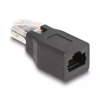 DeLOCK 66991 juhtmepistik RJ45/RJ48/RJ50 Must Isane/Emane