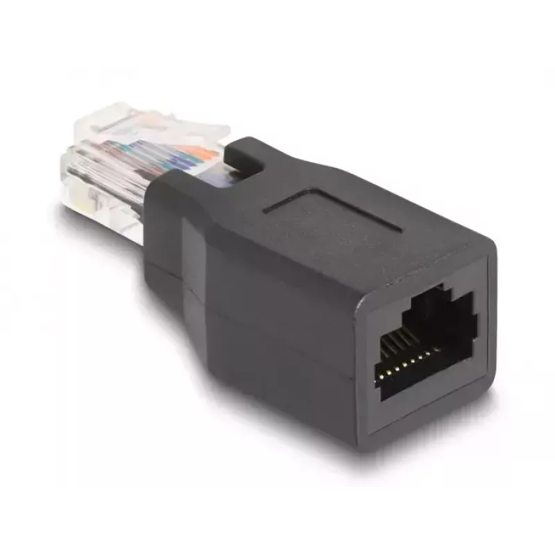 DeLOCK 66991 juhtmepistik RJ45/RJ48/RJ50 Must Isane/Emane