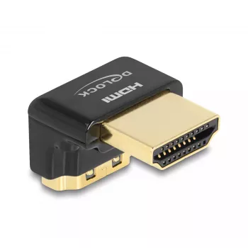 DeLOCK HDMI adapter isane-emane 90° allapoole nurga all 8K 60 Hz metallist