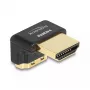 DeLOCK HDMI adapter isane-emane 90° allapoole nurga all 8K 60 Hz metallist