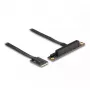 DeLOCK M.2 Key A+E to PCIe x8 NVMe Adapter nurgaga with 20 cm kaabel